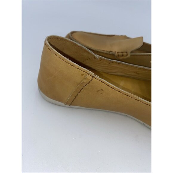 Frye Womens Sedona Venetian Moc Leather Loafer Flats Sz 8.5 Tan Shoes Slip On - Picture 7 of 11